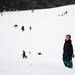 Ypsilanti resident Daniel Finwall, seven, climbs the hill at Huron Hills Golf Course on Friday, Dec 28. Daniel Brenner I AnnArbor.com